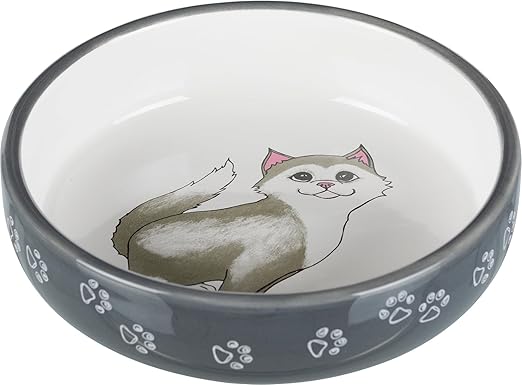 Trixie Ceramic Cat Bowl for Short-Nosed Breeds - 300ML