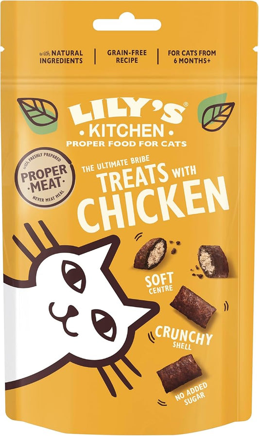 Lily's Kitchen Chicken Pillow Treats - 60G