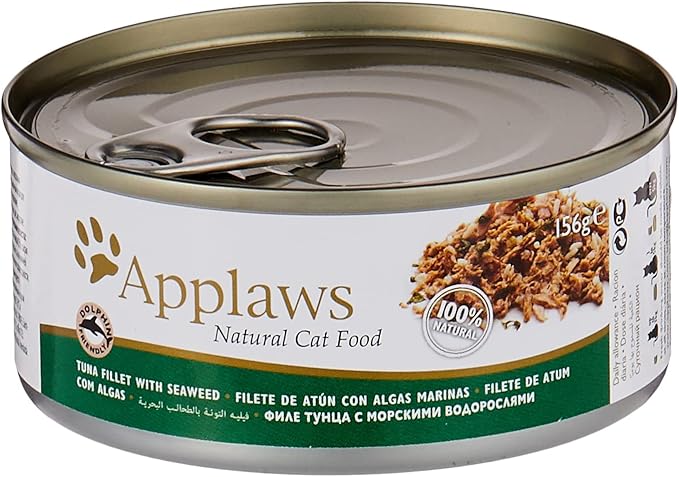Applaws CAT TUNA WITH SEAWEED 156G TIN