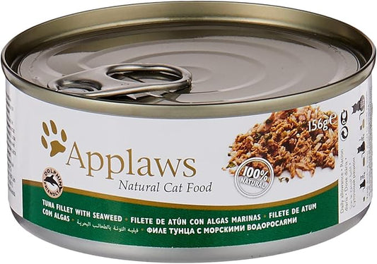 Applaws CAT TUNA WITH SEAWEED 156G TIN
