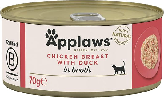 Applaws CAT CHICKEN WITH DUCK 156G TIN