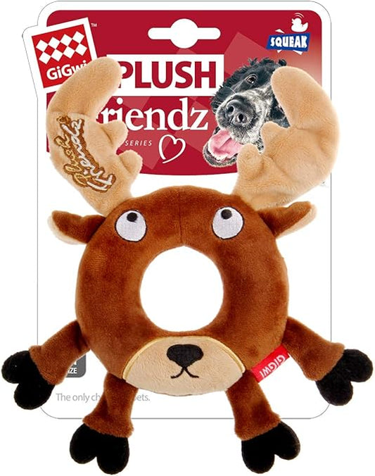 Gigwi Plush Friendz Deer, Brown, Medium