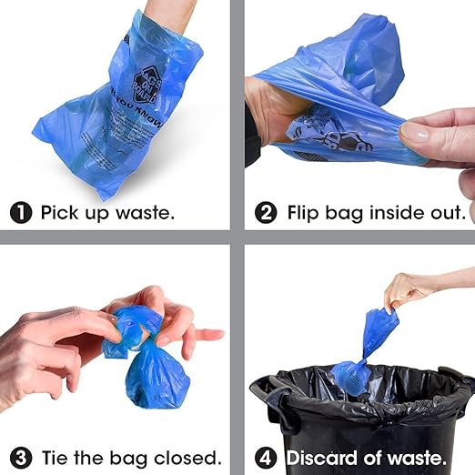 Bags on Board BOB - Dispenser Bone & Refill Blue 30bags