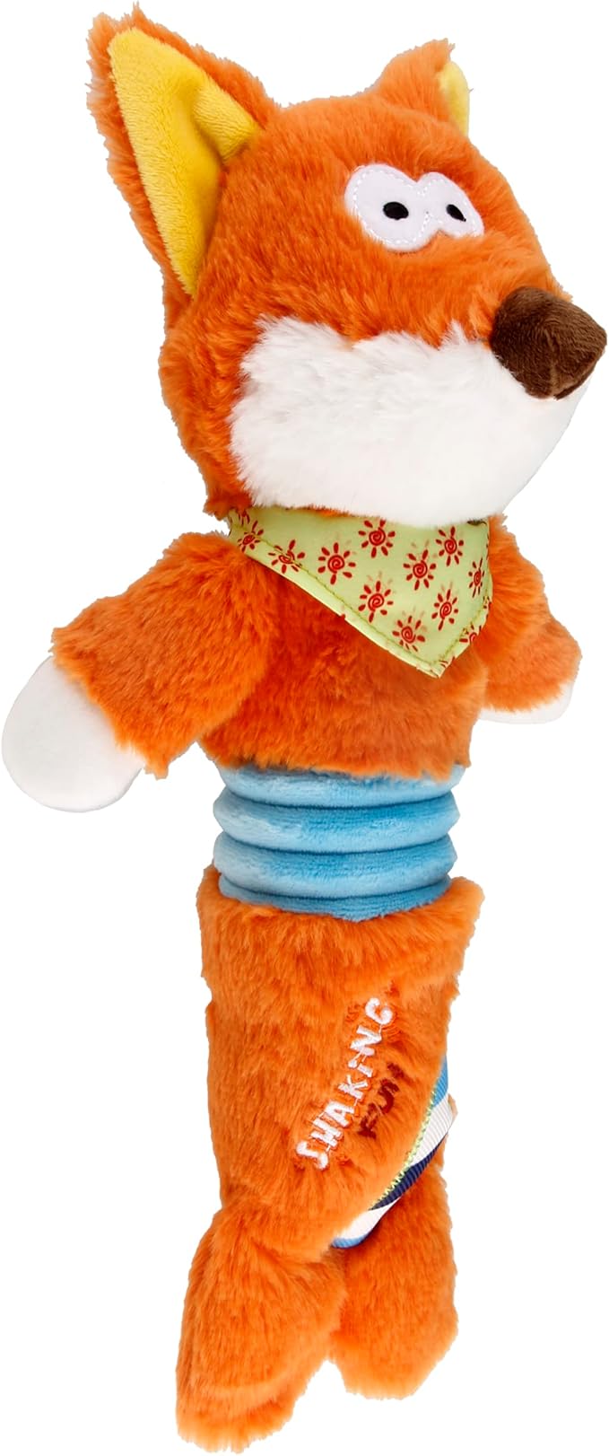 GiGwi Dog Toy, Plush Toy for Dogs, Cute Squeaky Dog Toy, Play and Cuddle Toy, 30 cm (Fox)