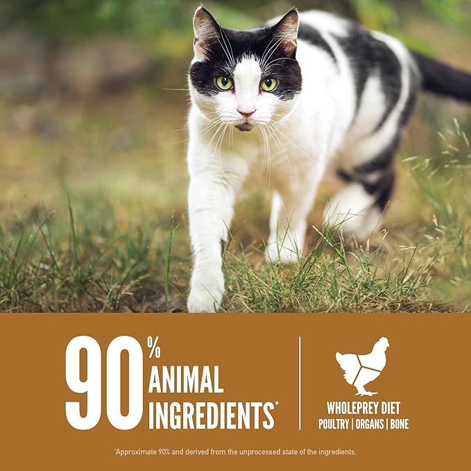 ORIJEN® Dry Original Cat Food Premium, High Protein, Fresh & Raw Animal Ingredients, 12lb