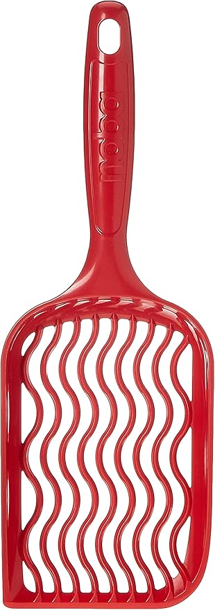 Noba Cat Litter Scoop, Red