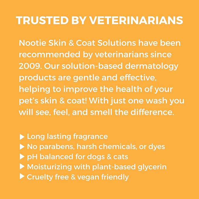 Nootie Nootie- Pet Shampoo 1 Unit 16oz Warm Vanilla Cookie Dog & Cat Grooming