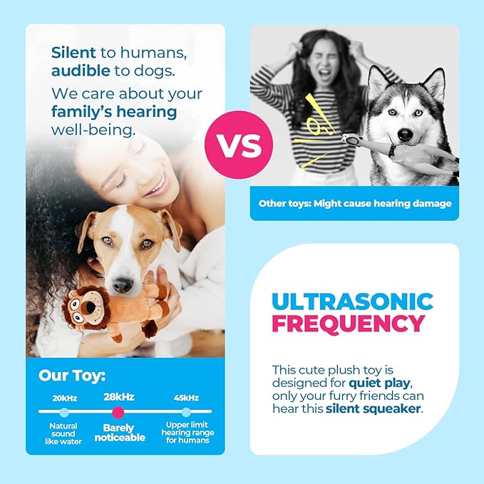 All For Paws Ultrasonic Simba Dog Toy