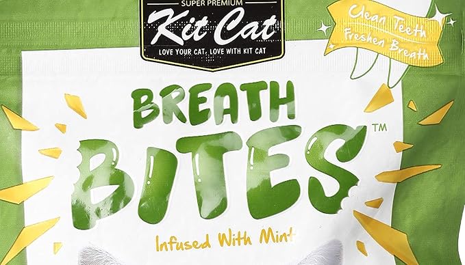 Kit Cat Breath Bites Chicken Flavor,Green, 60g
