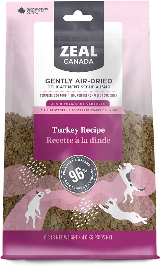 Zeal Air Dried Turkey Recipe Dry Dog Food
