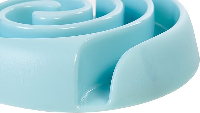KruUSe BUSter Dogmaze Activity Challenge Food Dish, Mini, Light Blue