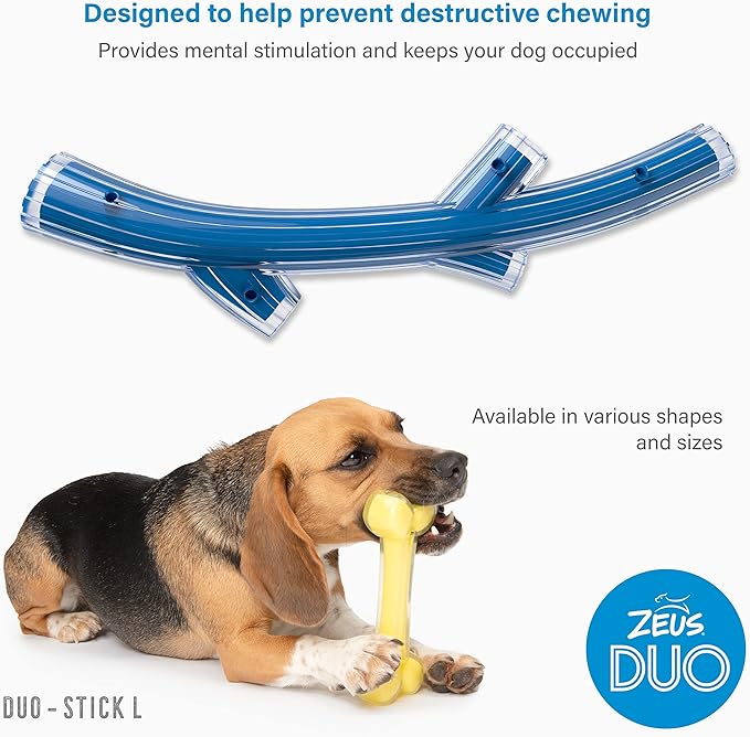 Zeus Duo Stick, 30cm, Blue, Bacon Scent