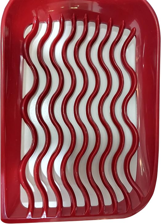 Noba Cat Litter Scoop, Red