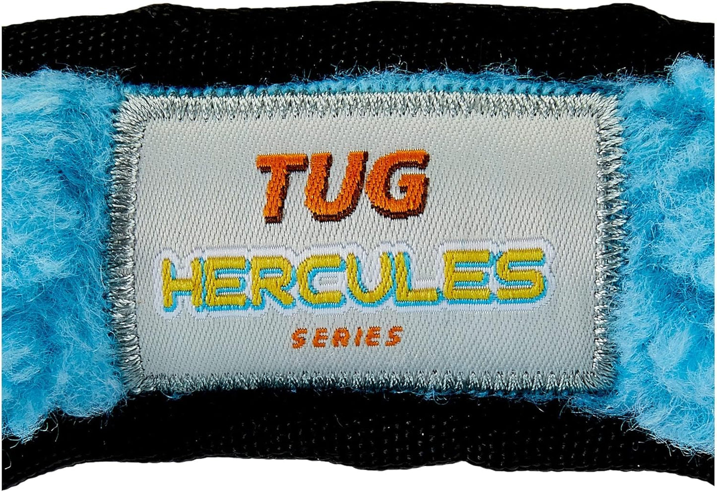 Gigwi Toy Squeaker Dog Toy Tug Hercules Elephant, Medium Blu