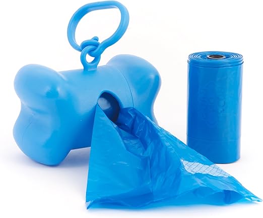 Bags on Board BOB - Dispenser Bone & Refill Blue 30bags
