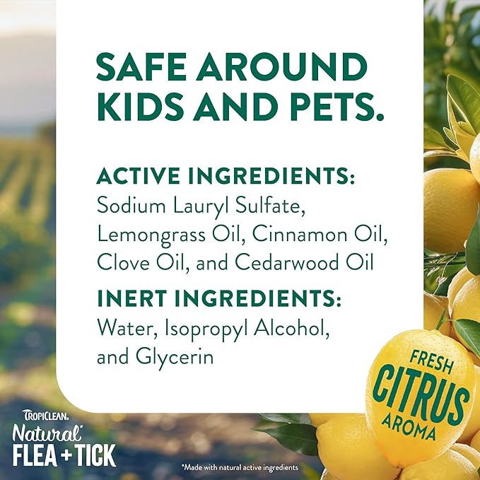 Tropiclean Flea & Tick 32z Home Spray