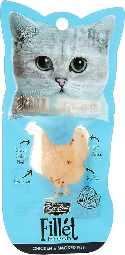 Kit Cat FilletFresh Chicken & Smoked Fish Cat Treats - 30G