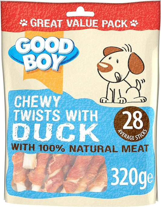 Armitage Goodboy Chewy Twists with Duck 320g Value Pack
