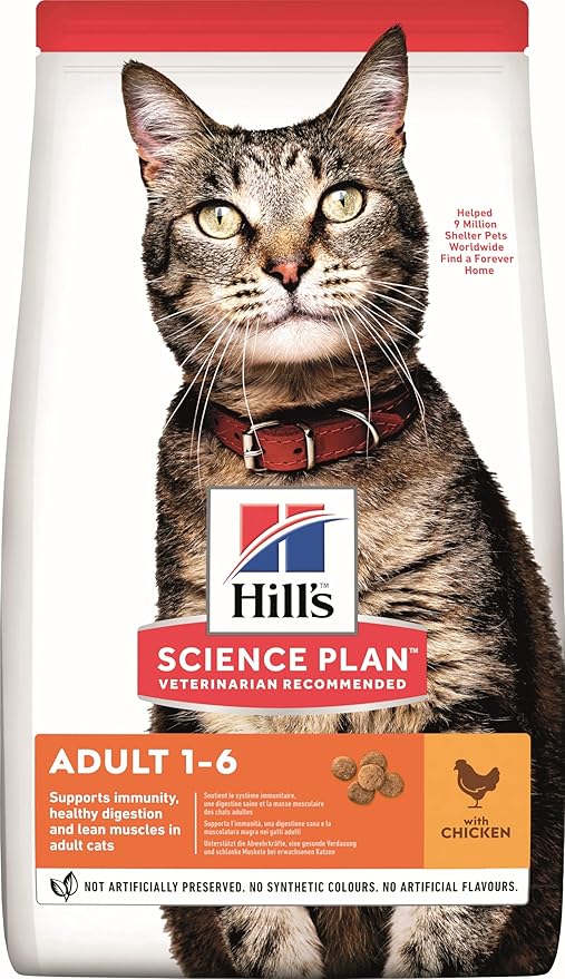 Hill's Science Plan Adult Cat Food With Chicken 3Kg