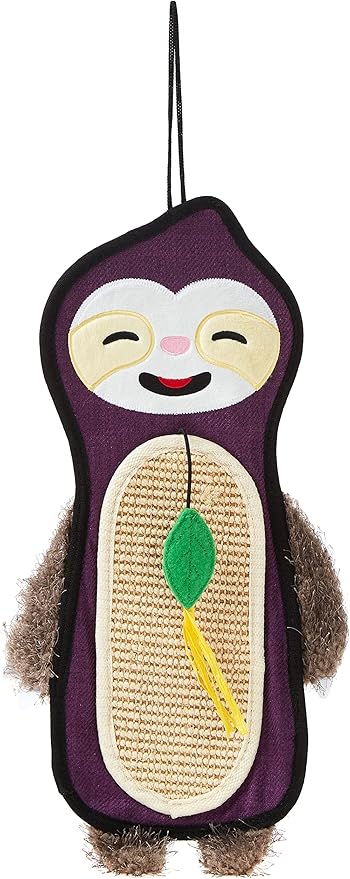 Gigwi Toy Sloth Cat Scratcher with Catnip