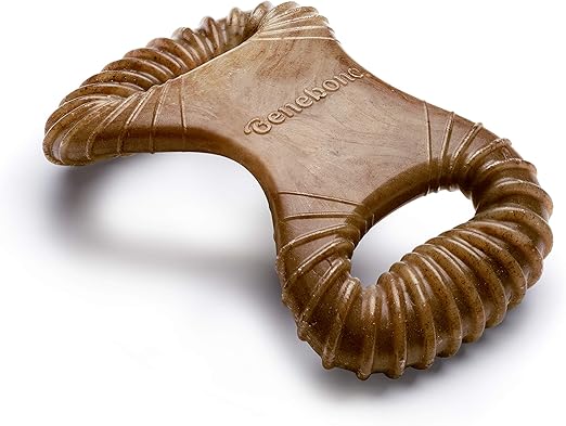 Benebone Dental Dog Chew Toy for Aggressive Chewers Bacon Flavor Small