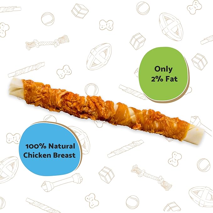 Mega Chewy Twist with Chicken 70g Treats Healthy Dog