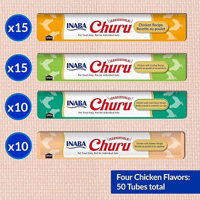 Inaba Churu Chicken Variety 50PCS/PK