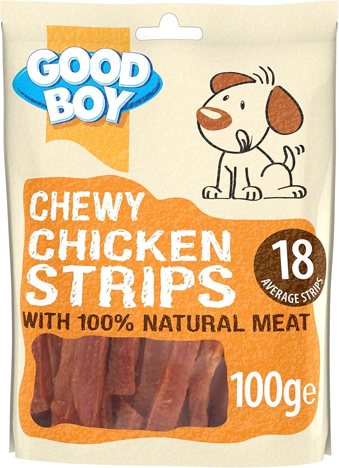 Armitage Good Boy Chewy Chicken Strips 100gm Dog Treat