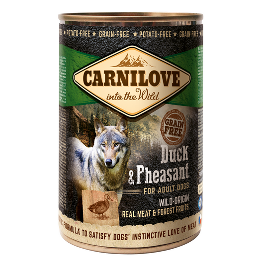 Carnilove Duck & Pheasant for Adult Dogs (Wet Food Cans) 400g