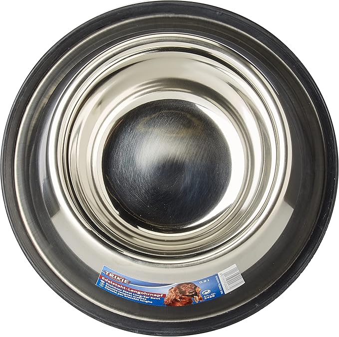 Trixie Stainless Steel Long-Ear Bowl - 900ML