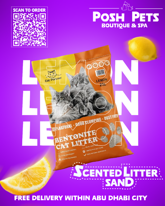 Cat Partner Bentonite Dust Free 25L Lemon