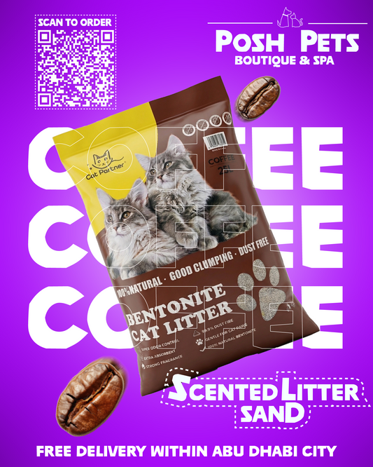 Cat Partner Bentonite Dust Free Clumping Litter 25 L – Coffee