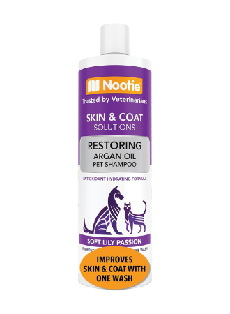 Nootie Skin & Coat Restoring Argan Oil Antioxidant Hydrating Formula for Dogs & Cats