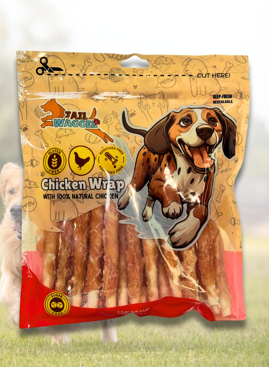 CHICKEN WRAP RAWHIDE 250 GRAMS