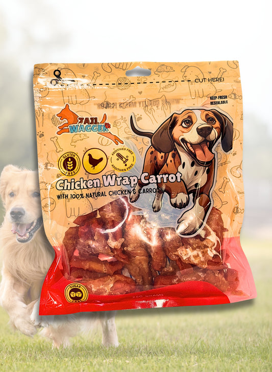TAIL WAGGER CHICKEN CARROT WRAP