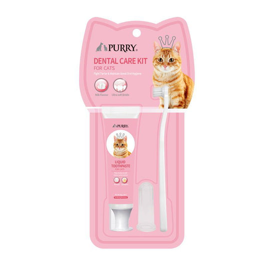 Purry Dental kit for Cats-Milk flavour